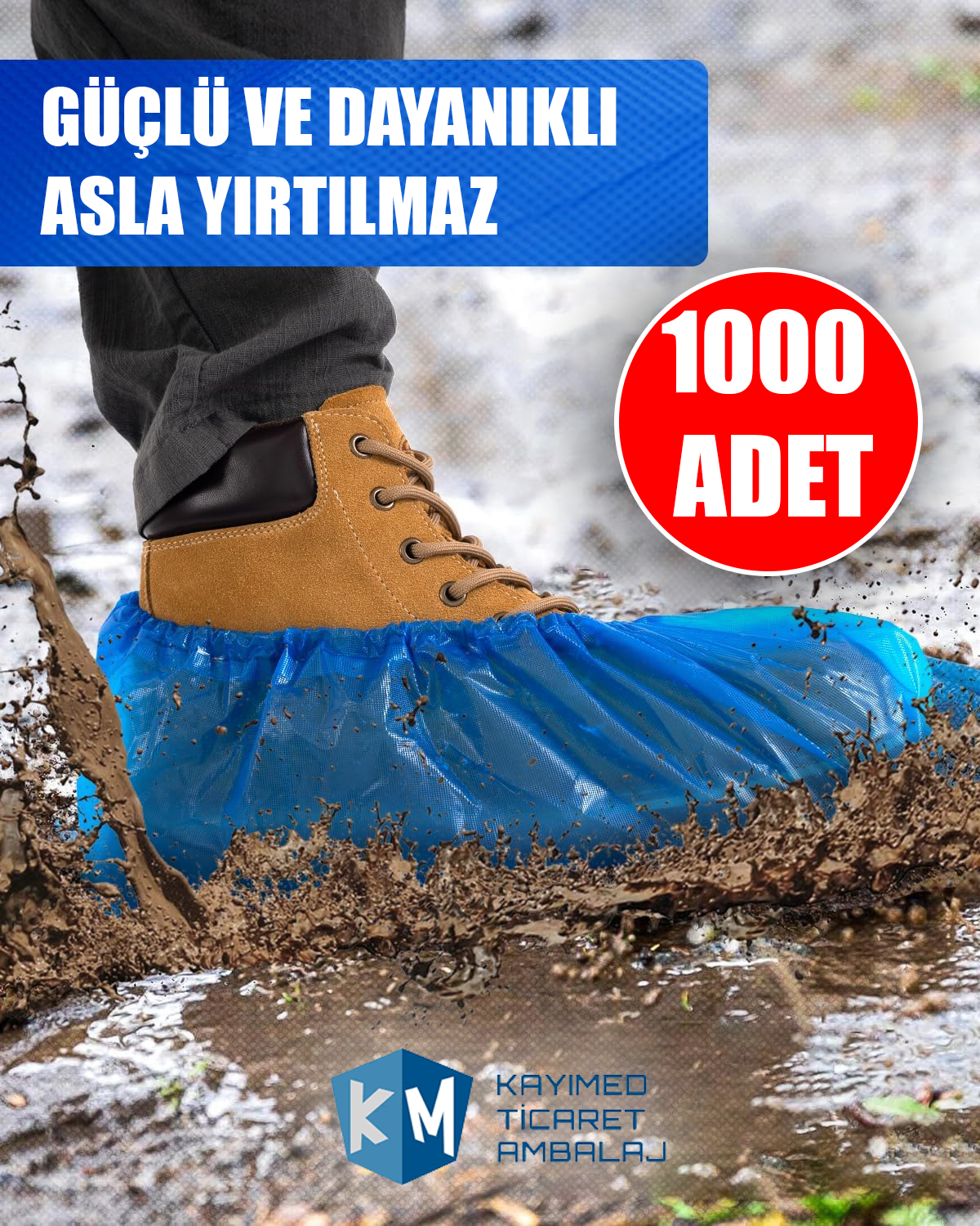 1000’lü Galoş – Su Geçirmez, Dayanıklı, Tek Kullanımlık